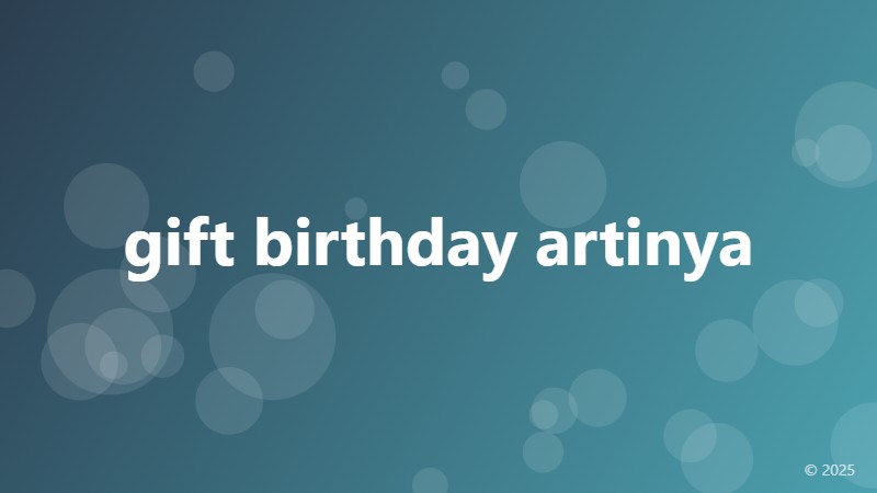 gift birthday artinya